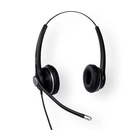 Hi-Tec A100D Wired Binural Headset with QD RJ9 HI2665359
